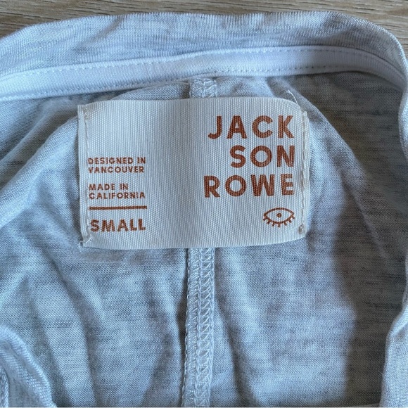 Jackson Rowe rosebud long sleeve teeshirt in stoned size small - Picture 3 of 5